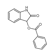 2,3-dihydro-2-oxo-1H-indol-3-yl benzoate Structure