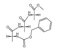 Z-D-Ala-L-Ala-L-Ala-OMe structure