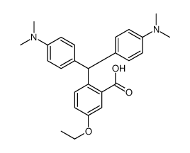 2-[bis[4-(dimethylamino)phenyl]methyl]-5-ethoxybenzoic acid结构式