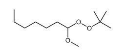 1-tert-butylperoxy-1-methoxyheptane Structure