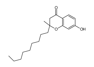 7-hydroxy-2-methyl-2-nonyl-3H-chromen-4-one Structure