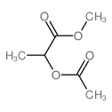 Propanoic acid,2-(acetyloxy)-, methyl ester structure