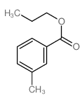 propyl 3-methylbenzoate结构式