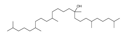 2,6,10,15,19,23-hexamethyltetracosan-10-ol结构式