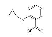 3-Pyridinecarbonylchloride,2-(cyclopropylamino)-(9CI) Structure