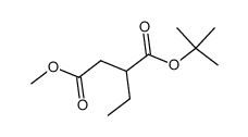 1-tert-butyl 4-methyl 2-ethylsuccinate Structure