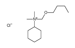 butoxymethyl-cyclohexyl-dimethylazanium,chloride结构式