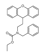 ethyl (2-(9H-xanthen-9-yl)ethyl)(benzyl)carbamate Structure