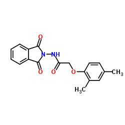 2-(2,4-Dimethylphenoxy)-N-(1,3-dioxo-1,3-dihydro-2H-isoindol-2-yl)acetamide结构式