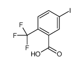 5-iodo-2-(trifluoromethyl)benzoic acid structure