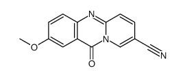 2-methoxy-11-oxopyrido[2,1-b]quinazoline-8-carbonitrile结构式