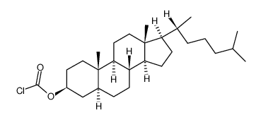 cholestan-3β-yl chloroformate Structure