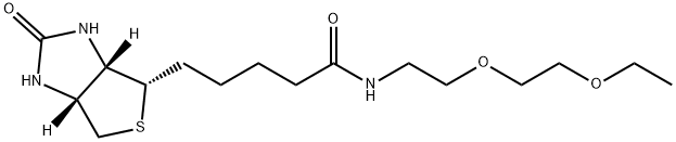 1H-Thieno[3,4-d]iMidazole-4-pentanaMide, N-[2-(2-ethoxyethoxy)ethyl]hexahydro-2-oxo-, (3aS,4S,6aR)- structure