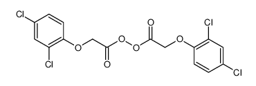 [2-(2,4-dichlorophenoxy)acetyl] 2-(2,4-dichlorophenoxy)ethaneperoxoate结构式