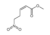 methyl 5-nitropent-2-enoate Structure
