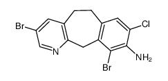 3,10-dibromo-8-chloro-6,11-dihydro-5H-benzo[5,6]cyclohepta[1,2-b]pyridin-9-amine Structure