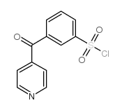 3-(吡啶-4-羰基)苯磺酰氯结构式