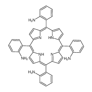 Benzenamine, 2,2',2'',2'''-(21H,23H-porphine-5,10,15,20-tetrayl)tetrakis-, stereoisoMer Structure