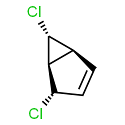 Bicyclo[3.1.0]hex-2-ene, 4,6-dichloro-, (1alpha,4alpha,5alpha,6alpha)- (9CI) structure