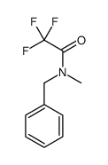 N-benzyl-2,2,2-trifluoro-N-methylacetamide structure