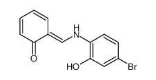 6-[(4-bromo-2-hydroxyanilino)methylidene]cyclohexa-2,4-dien-1-one Structure