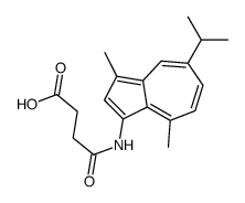 succinic acid mono-3-guaiazulenamide结构式