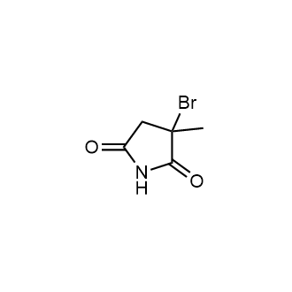 3-溴-3-甲基-吡咯烷-2,5-二酮结构式