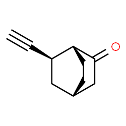 Bicyclo[2.2.2]octanone, 6-ethynyl-, (1R,4S,6R)-rel- (9CI) Structure