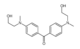 4,4'-Bis((2-hydroxyethyl)methylamino)benzophenone Structure