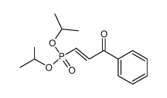 (E)-3-Oxo-3-phenyl-1-propenyl-phosphonsaeure-diisopropylester结构式