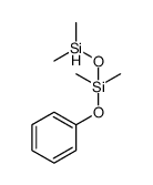 1,1,3,3-tetramethyl-1-phenoxydisiloxane结构式