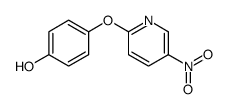 4-(5-nitropyridin-2-yl)oxyphenol结构式