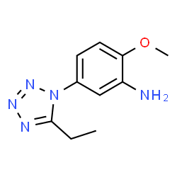 1H-Tetrazole,1-(3-amino-4-methoxyphenyl)-5-ethyl-(5CI)结构式