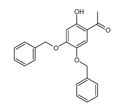 4',5'-bis(benzyloxy)-2'-hydroxyacetophenone结构式