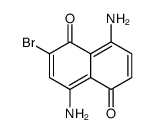 4,8-diamino-2-bromonaphthalene-1,5-dione Structure