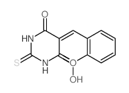 alpha;-(TETRAHYDRO-4,6-DIOXO-2-THIOXO-5(2H)PYRIMIDINYLIDENE)-o-TOLUIC ACID structure