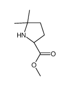 L-Proline, 5,5-dimethyl-, methyl ester (9CI) Structure