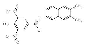 2,3-dimethylnaphthalene; 2,4,6-trinitrophenol structure