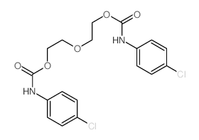 2-[2-[(4-chlorophenyl)carbamoyloxy]ethoxy]ethyl N-(4-chlorophenyl)carbamate structure