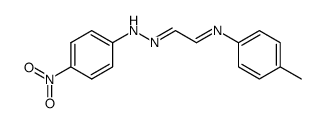 2-(4-tolylimino)acetaldehyde 4-nitrophenylhydrazone Structure