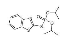 S-(benzo[d]thiazol-2-yl)O,O-diisopropyl phosphorothioate结构式