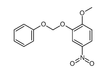 1-methoxy-4-nitro-2-(phenoxymethoxy)benzene Structure