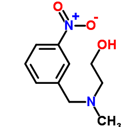 2-[Methyl(3-nitrobenzyl)amino]ethanol Structure