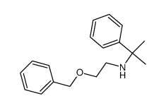 N-(2-(benzyloxy)ethyl)-2-phenylpropan-2-amine结构式