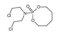 N,N-bis(2-chloroethyl)-2-oxo-1,3,2λ5-dioxaphosphocan-2-amine结构式