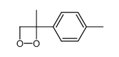 3-methyl-3-(p-methylphenyl)-1,2-dioxetane Structure