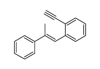 1-ethynyl-2-(2-phenylprop-1-enyl)benzene结构式