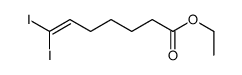 ethyl 7,7-diiodohept-6-enoate Structure