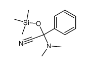 2-(dimethylamino)-2-phenyl-2-((trimethylsilyl)oxy)acetonitrile结构式