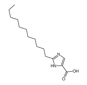 2-undecyl-1H-imidazole-4-carboxylic acid结构式